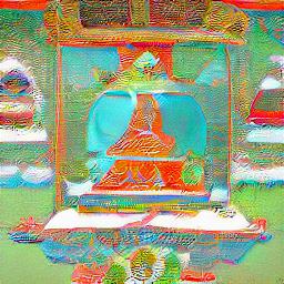 generated: Tibetan priests ringing a bell #0